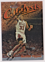 Scottie Pippen Chicago Bulls F/G 1997-98 Finest Catalysis Card # 1 Near Mint - £2.21 GBP