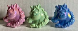 Bakery Crafts Plastic Cupcake Rings Favors Toppers New Lot of 6 &quot;Unicorn... - $6.99