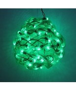 10&#39;&#39; Green Spun Tube Light Ball 1 Lights - £48.99 GBP