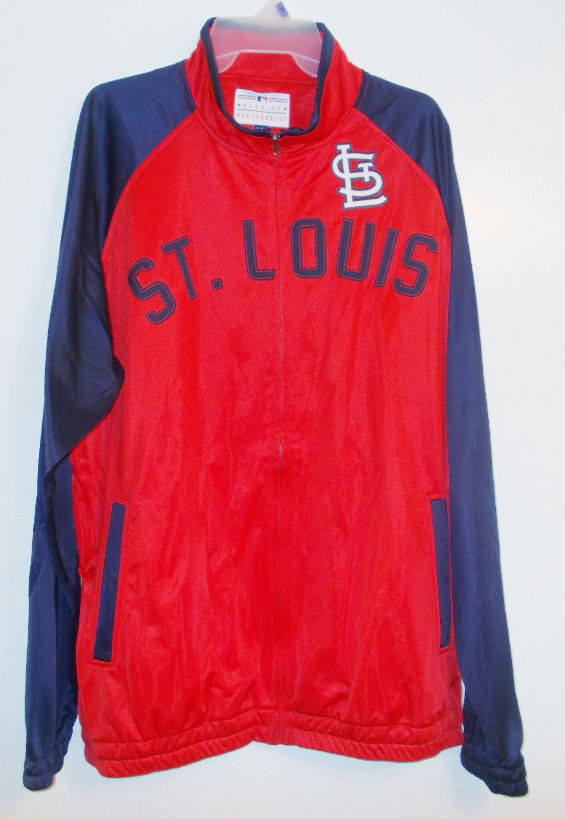 MLB St.Louis Cardinals Mens Track Jacket  NWT - $39.99