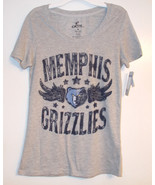 NBA Store Luxe Womens Memphis Gizzlies Gray T-Shirts Sizes Sm, Med and X... - £7.48 GBP