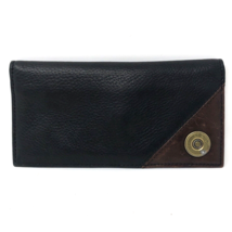 Remington Mens Leather Checkbook Wallet Western Style w/12 Gauge Shell Accent - $29.99