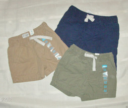 Infant/Toddler Boys Shorts Olive Green  Beige  Blue Sizes 6-9M  9-12M 18... - £5.54 GBP