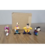 Vintage 1990’s Disney Goof Troop Figures Set of 4 Kellogg Cereal With Ma... - $791.02 MXN
