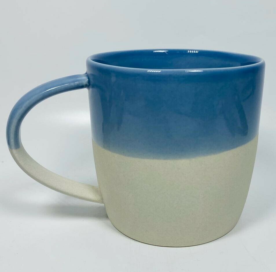 Coffee Mug Blue 14oz by CANVAS 3" Diam x 3.5"H SET OF 3 - $34.64