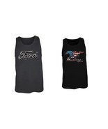 Ford Mustang Mens Logo Tank T-Shirt  Sizes Sm, Med, Lg and XLg NWT - £8.24 GBP