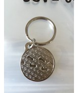 Foot Prints In The Sand Key Chain Nickel Footprints 1&quot; - £4.70 GBP