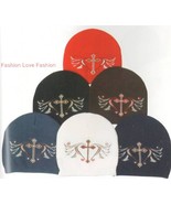 1 Piece Men&#39;s Boy&#39;s Winter Ski Knit Cross Design Beanie Hat PREMIUM qual... - $5.41 CAD