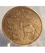 Alcoholics Anonymous Recovery Medal Camel ODAAT Camel Poem Bronze Medallion - £1.27 GBP