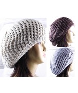 1 Pack Girl&#39;s Double Layer Winter Beret Cap Soft Hat W/Sparkling Silver ... - $3.99