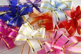 WHOLESALE A Lot Shiny Pull Flower Ribbons Gift Wraps - £9.39 GBP+