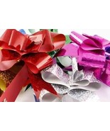 WHOLESALE A Lot Metallic Pull Flower Ribbons Gift Wraps - $16.06 CAD+