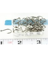 4# 100 Pieces Yishini Octopus Fishing Hooks Eye End Sharpened Black Carb... - $73.13 MXN