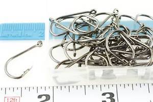 2# 100 Pieces Yishini Octopus Fishing Hooks Eye End - $4.89