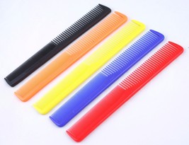 1 Piece Styling Comb Hair Comb 7&quot; Long 1&quot; Wide Black,Red, Bone,Royal Blu... - $1.29