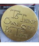 To Thine Own Self Be True AA Medallion Chip Auto Car Coaster Cup Holder ... - £3.90 GBP