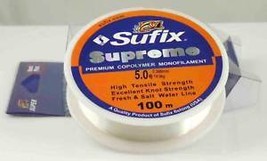 An item in the Sporting Goods category: 218 YARDS/200M SUFIX 0.37mm 14.5Kg/31LB 5.0# CLEAR FISHING LINE MONOFILAMENT