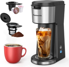 Iced Coffee Maker, Hot and Cold Coffee Maker Single Serve for K Cup and ... - $56.02