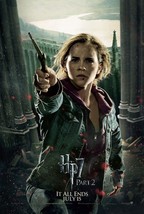 2011 Harry Potter And The Deathly Hallows Part 2 Movie Poster Print Hermione - £6.03 GBP