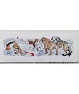 Boxer Puppies &quot;Too Many Choices&quot; by Darlene Wilson 1997 Limited Edition ... - $110.86 CAD