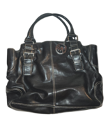 Michael Kors Women&#39;s Black Leather Shoulder Bag Purse W/strap shoulder bag - $59.34