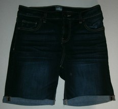 New York &amp; Company Soho Jeans Shorts | Dark Blue Denim; Size 4 - £15.82 GBP