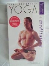 Yoga - Meditation - Beginners Practice - Rodney Yee - VHS - Brand New - $9.99