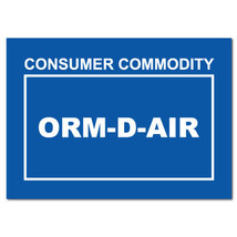 Consumer Commodity ORM-D-AIR Stickers, Roll of 100 Labels - £6.16 GBP
