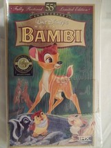 Bambi - 55th Anniversary Fully Restore Limited Edition-VHS in clam shell... - $12.99