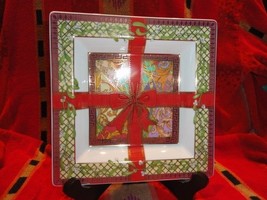 Versace by Rosenthal Christmas Magic  Ashtray 8.5 inches wide New Porcelain - $275.00