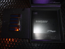 st dupont lighter midnight blue L2 in the original box - $995.00