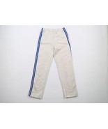 Vintage 70s Soffe Boys Medium Striped Sweatpants Pants Light Gray Acryli... - $658.76 MXN