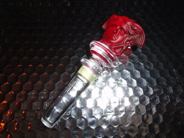 Versace Rosenthal Red Medusa Head Austria 24% Lead Crystal  Bottle Stopper - £59.26 GBP