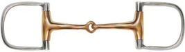 English Saddle Horse Bridle Stainless Steel D Ring Snaffle Bit 5" Copper Mouth - $24.80