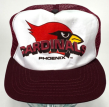 Vtg Phoenix Cardinals Hat/Cap-New Era-Snapback-NFL Football-Maroon White - $18.70