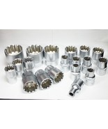 19pc 1/2&quot; Dr.  Spline Gear Lock Multi Bit Socket Set 8-32mm CR-v  Metric - $46.17 CAD