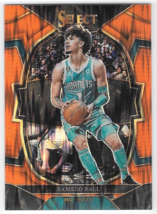 2022-23 Panini Select LaMelo Ball Orange Flash Prizm Hornets #41 SP NBA - £3.18 GBP