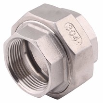 Cast Pipe Fittings Union - 1 1/4&quot; Npt Female Fitting Stainless Steel 304... - £40.91 GBP