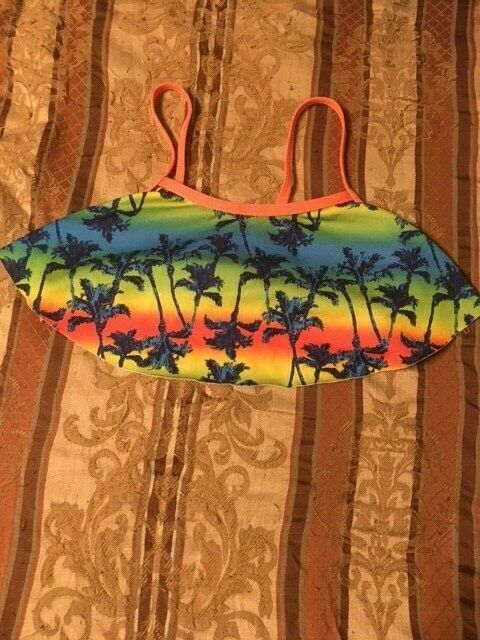 Girl's Bobbie Brooks Swim Top--Size M(7-8)--Multi-Colored - $3.99