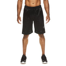 AND1 Black Active Core 12&quot; Solid Home Court Basketball Shorts - Medium - £19.65 GBP