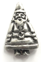 VTG Santa Claus Christmas Tree Figural Silver Tone Pin Winter Holiday Je... - $12.99