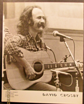 DAVID CROSBY : (RARE VINTAGE ORIG, ROCK &amp; ROLL RECORD PROMO PHOTO) 70.S ... - $98.99
