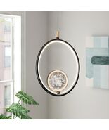 ZhouqKotl Modern LED Crystal Oval Chandelier Ceiling Light Black Gold 4.7in - €26,17 EUR ZhouqKotl Modern LED Crystal Oval Chandelier Ceiling Light Black Gold 4.7in - €26,17 EUR