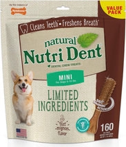 Nylabone Nutri Dent Dog Dental Chews - Natural Dog Teeth Cleaning &amp; Breath Fresh - $49.14