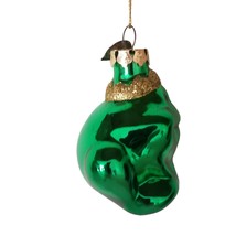 Christmas Ornament Hand Blown Glass Green Frog Thomas Pacconi Classics 2003 Xmas - £15.64 GBP
