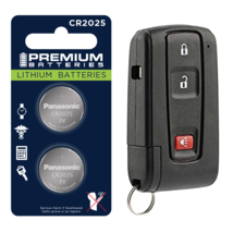 Toyota Keyfob Replacement Battery Panasonic CR2025 Lithium (2 Pack) + Tr... - $5.16