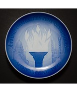 1976 Montreal Canada Olympic Games Copenhagen Porcelain Blue Flame Plate... - £9.52 GBP