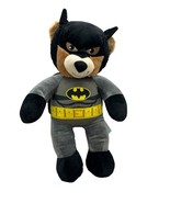 Build A Bear Batman Brown Plush Animal Batman Symbol Outfit &amp; Hooded Mas... - £12.57 GBP