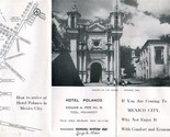 Hotel Polanco Brochure Edgar A Poe No 8 Mexico City Mexico 1959 - $17.87