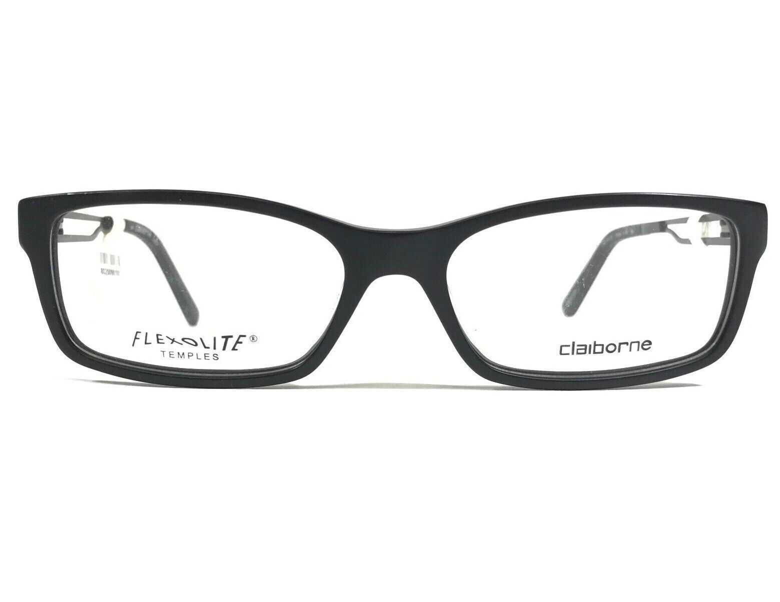 Primary image for Claiborne CB305 01K6 Eyeglasses Frames Black Rectangular Full Rim 54-17-140